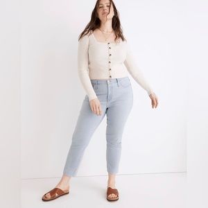 Madewell Mid-Rise Stovepipe Jeans in Ternhill Wash 28